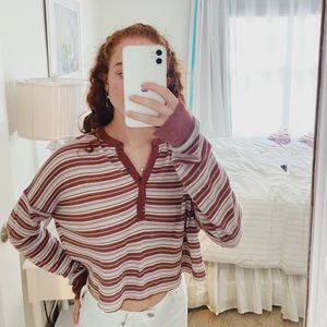 Urban Outfitters Stripped Long Sleeve